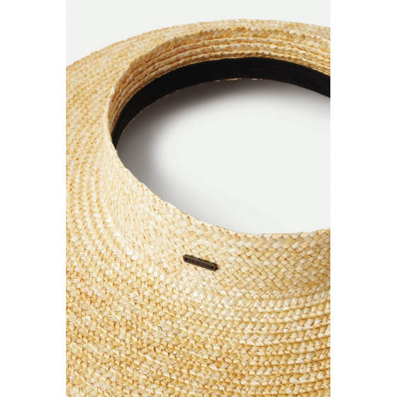 Joanna Honey Natural Straw Visor - Brixton