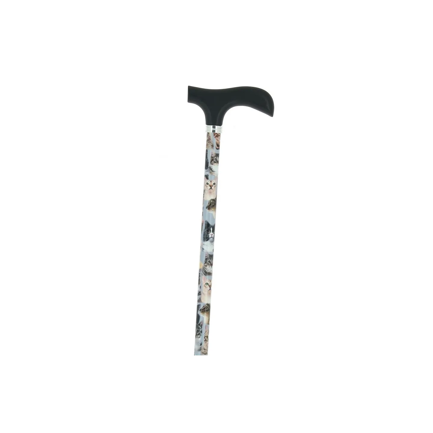 Canne Réglable En Aluminium Motif Chats - Fayet Reference : 17834| Chapellerie Traclet