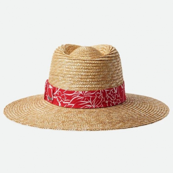 Chapeau Traveller Larges Bords Joanna Paille Naturelle Aloha - Brixton Chapeau Traveller Larges Bords Joanna Paille Naturelle Aloha - Brixton