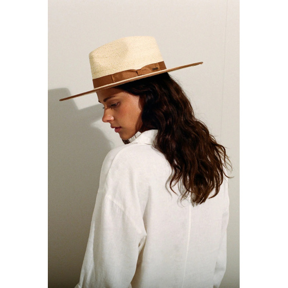 Traveller Jo Rancher Natural Straw Hat - Brixton