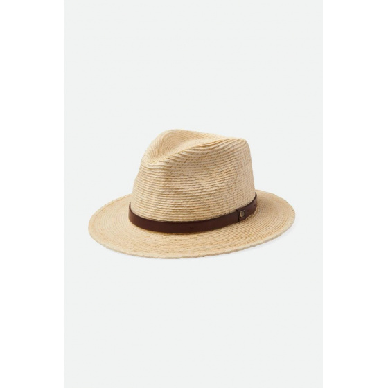 Fedora Messer Natural Straw Hat - Brixton