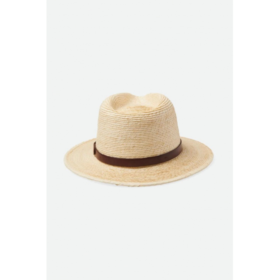 Chapeau Fedora Messer Paille Naturelle - Brixton