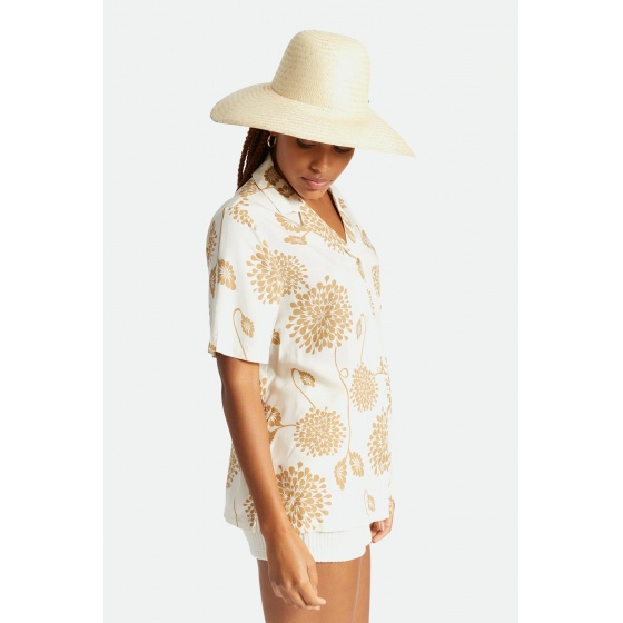 Janae Wide Brim Sunhat Natural Straw - Brixton