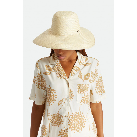 Janae Wide Brim Sunhat Natural Straw - Brixton