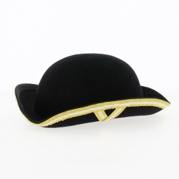 Tricorn hat Lampions Galon type maitre d'équipage de vènerie