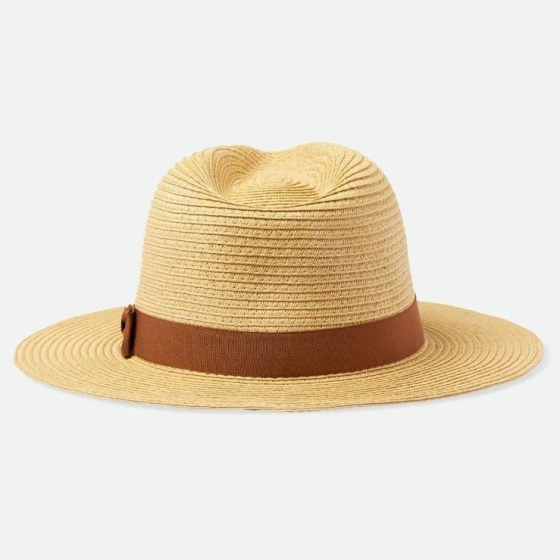 Chapeau Fedora Rio Paille Naturelle - Brixton