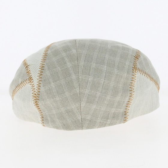 Milano flat cap natural linen - Traclet Milano flat cap natural linen - Traclet