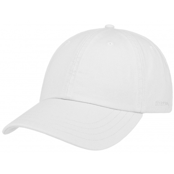 Rector White Cotton Cap - Stetson