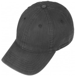 Casquette Baseball Ducor Noire Coton UPF 40+ - Stetson