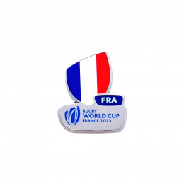 Cream Beret with French Rugby XV Pin - Laulhère