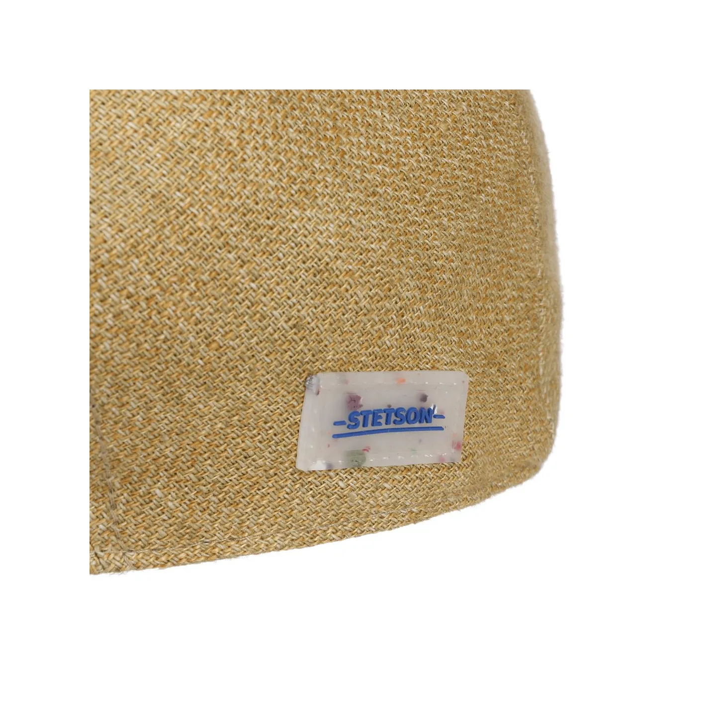 Ivy Beige Linen Flat Cap - Stetson