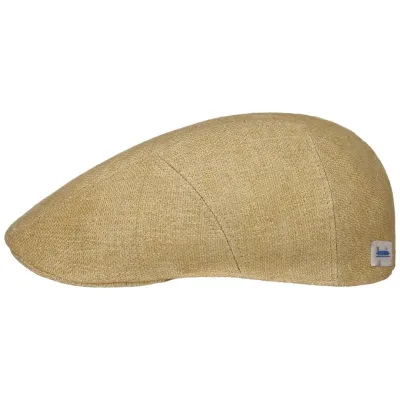 Casquette Plate Ivy Beige Lin - Stetson