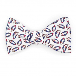 Liberty Fancy Floral Bow Tie - Le Coq En Pap