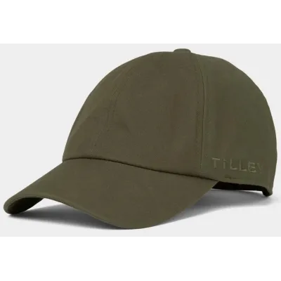 Casquette Baseball Wax Coton Olive - Tilley