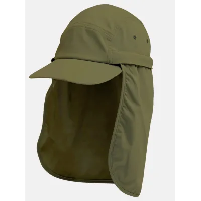 Ultralight Olive Neck Protection Cap UPF50+ - Tilley ref 17851 traclet hat shop