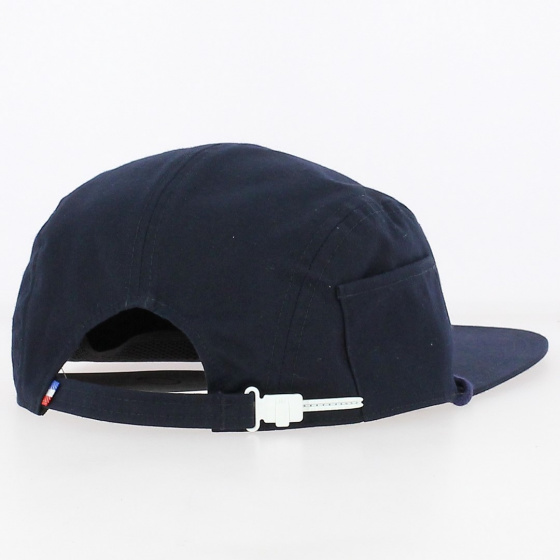 Marlin Navy Large Visor Cap Made In France - Crambes