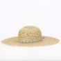 Blajor Natural Straw Wide Brim Hat - Crambes
