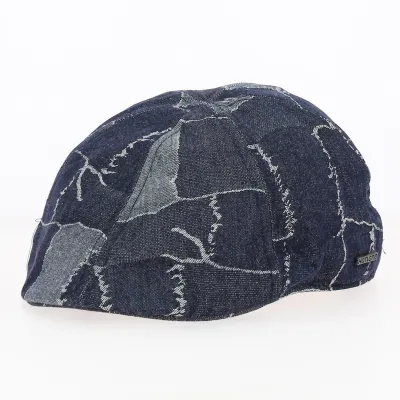 Casquette Bec de canard Baptiste Coton Bleu - Hatland