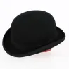 Chapeau Melon Harry Feutre laine Noir - Traclet