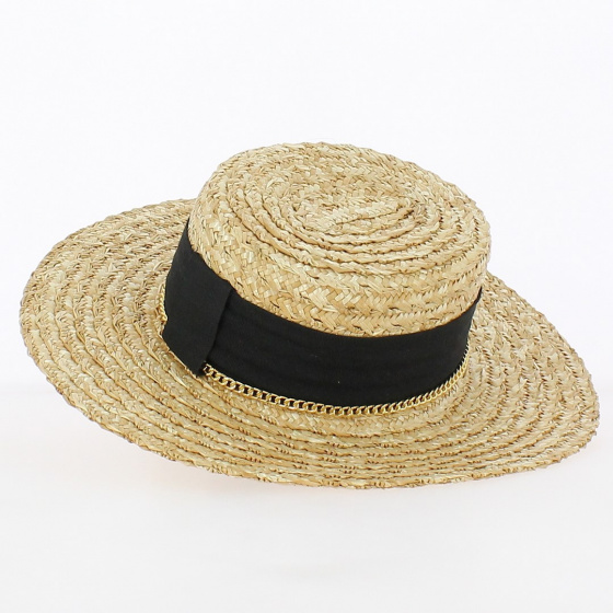 Canotier Hilton Paille Naturelle - Traclet