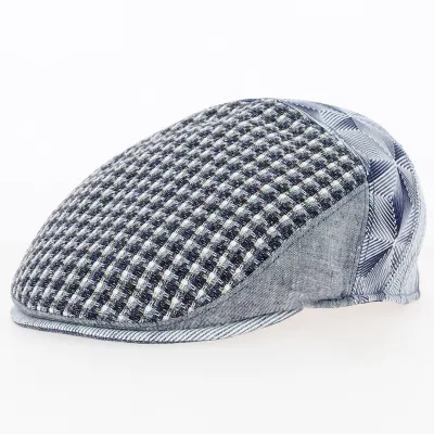 Casquette Bombée Paris Patchwork Bleu - Traclet