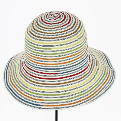 Iris Cotton Stripes Multicolored Capelin - Traclet