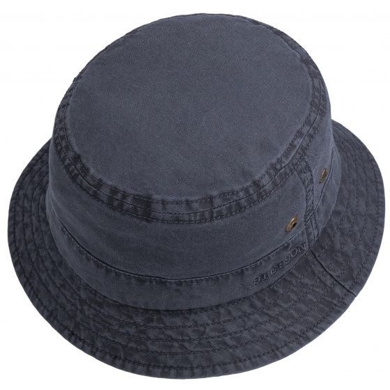 Organic Cotton Ros Bucket Hat Navy - Stetson Organic Cotton Ros Bucket Hat Navy - Stetson