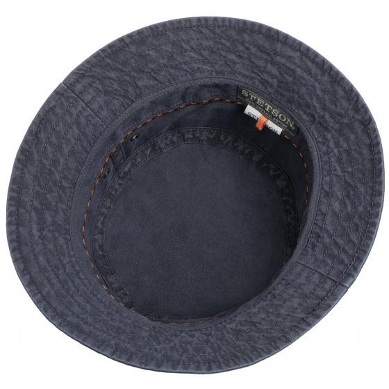 Organic Cotton Ros Bucket Hat Navy - Stetson Organic Cotton Ros Bucket Hat Navy - Stetson