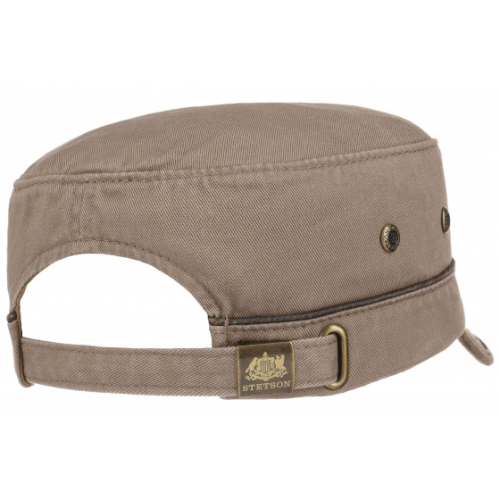 Stetson Army Gates Cotton Cap Brown & Taupe UPF 40+ Stetson Army Gates Cotton Cap Brown & Taupe UPF 40+