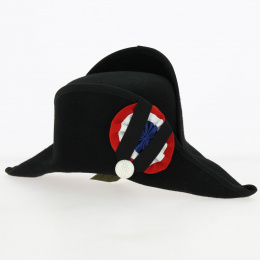 Bicorne Cocarde Felt Wool Black - Traclet