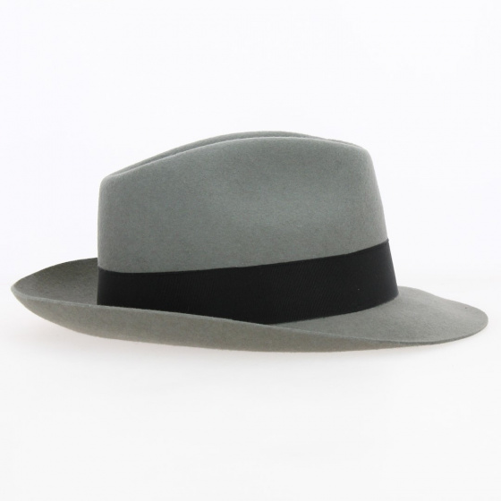Chapeau Trilby Feutre Gris - Traclet