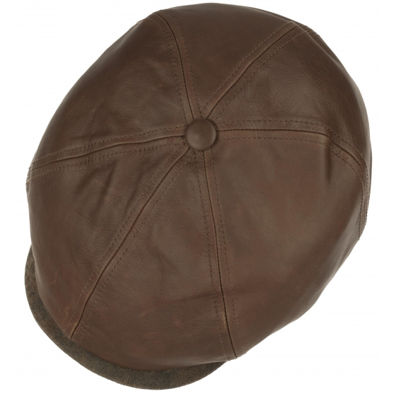 Stetson Brooklyn Lakeside Leather Cap Stetson Brooklyn Lakeside Leather Cap