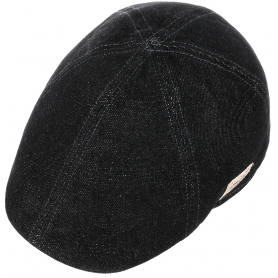 Stetson Black Denim Cotton Texas Leeds Cap