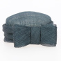 Chapeau Cérémonie Carla Bruni Chanvre Bleu marine - Traclet