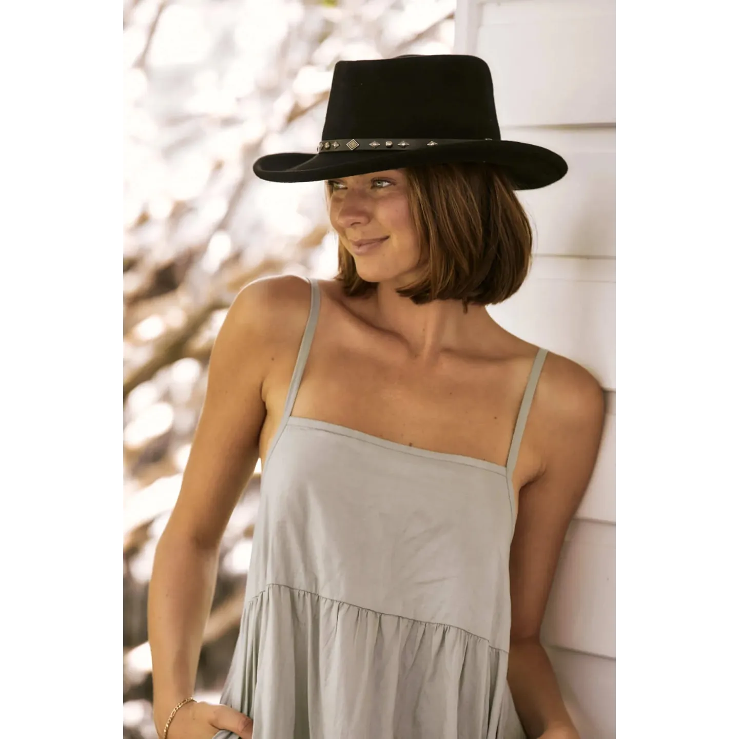 Chapeau gambler - Feutre laine noir Reference : 2092 | Chapellerie Traclet