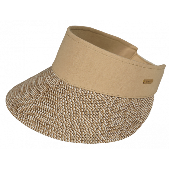Vesder Paper Straw Visor Sand - Barts