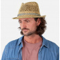 Hydrang Paper Straw Trilby Hat - Barts
