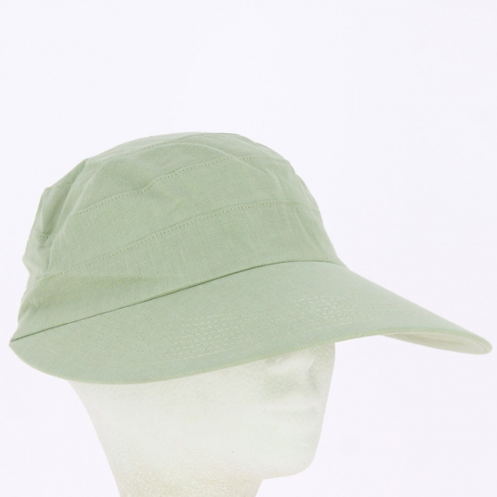 Casquette Large Visière Jaipur Chanvre vert amande - Aussie Apparel Casquette Large Visière Jaipur Chanvre vert amande - Aussie Apparel