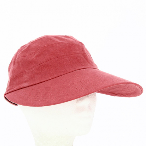 Casquette Large Visière Jaipur Chanvre corail - Aussie Apparel Casquette Large Visière Jaipur Chanvre corail - Aussie Apparel