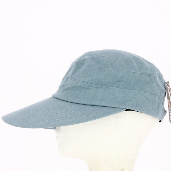 Large Visor Cap Jaipur Hemp Light Blue - Aussie Apparel Large Visor Cap Jaipur Hemp Light Blue - Aussie Apparel