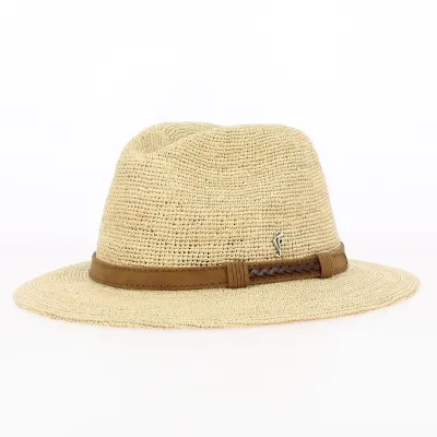 Traveller Raphia Crochet Hat - Fléchet