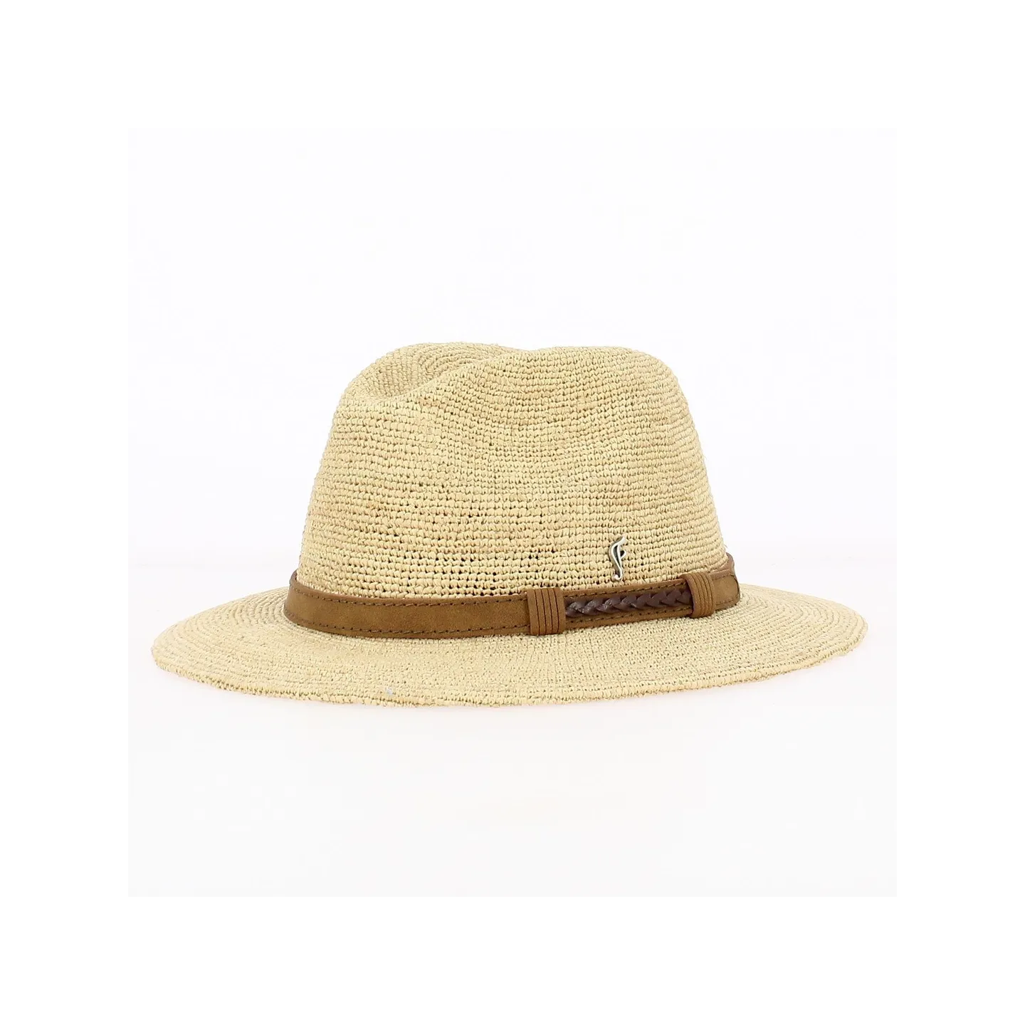 Chapeau Traveller Raphia Crochet - Fléchet