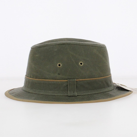 Chapeau Aventurier Coton Huilé Kaki - Flechet