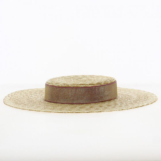 Provençal Hat Rosie Natural Straw - Panizza