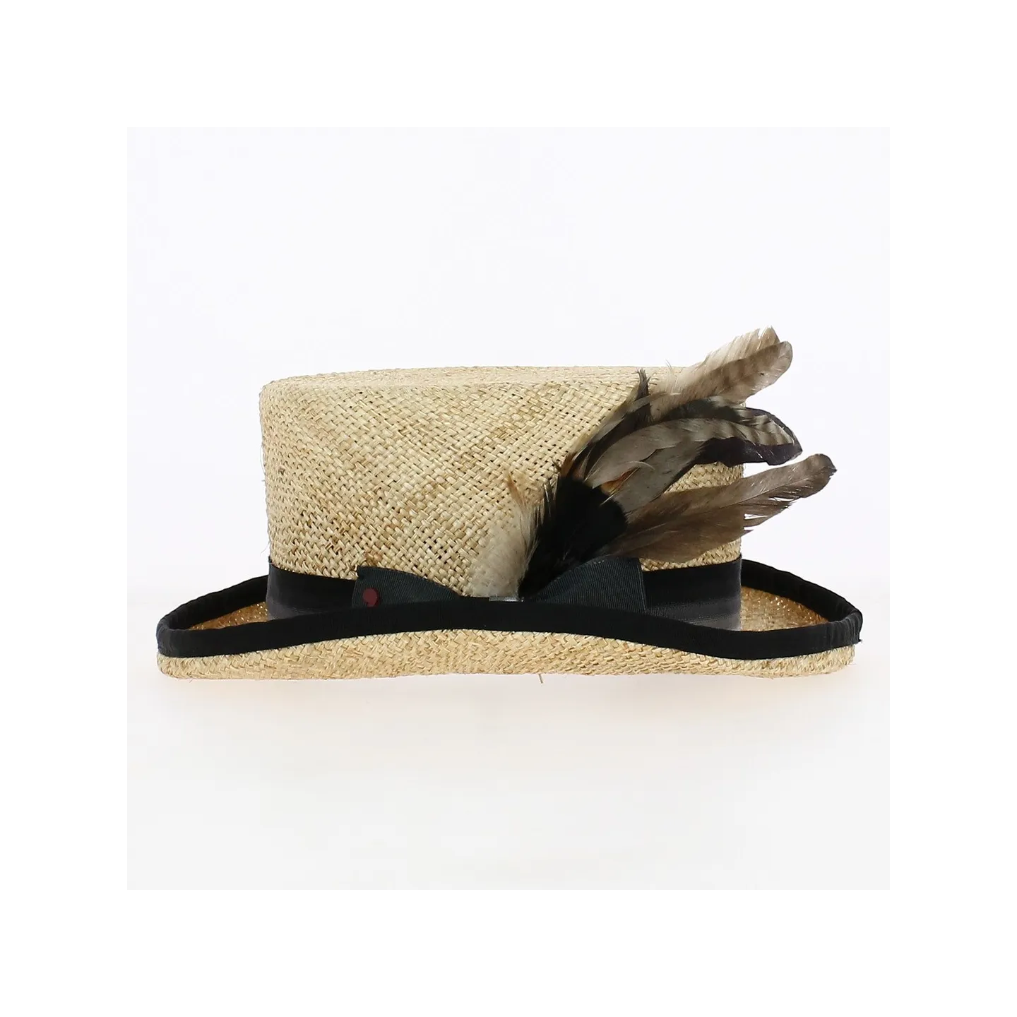 Chapeau Haut de Forme Altaria Paille Naturel - Alfonso d'Este Reference : 8005 | Chapellerie Traclet