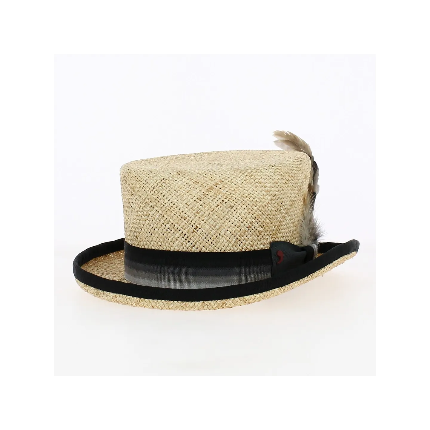 Chapeau Haut de Forme Altaria Paille Naturel - Alfonso d'Este Reference : 8005 | Chapellerie Traclet