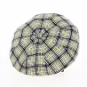Casquette Irlandaise Carreaux Jaune et Bleu - Traclet