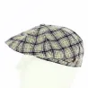 Casquette Irlandaise Carreaux Jaune et Bleu - Traclet
