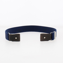 Children's navy blue belt without buckle - Traclet