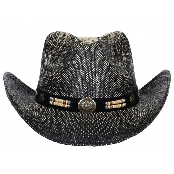 Cowboy Thunderbird Straw Brown Paper Cowboy Hat - Traclet Reference ...
